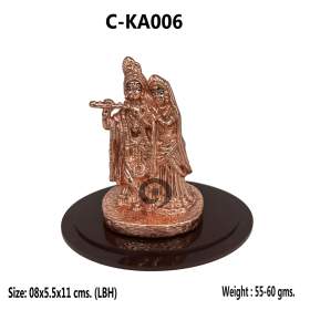 RADHA KRISHNA SILVER BASE 